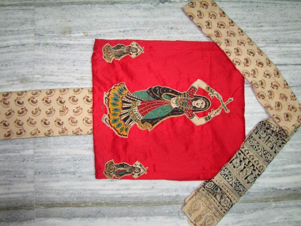 KALAMKARI JAYANTH KALAMKARI DESIGNS kalamkari dress materials